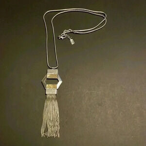 Bohemian long silver Fashionable Luxury Rhinestones Statement  Necklace